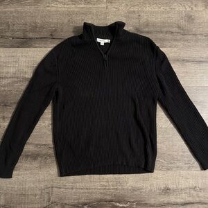 Calvin Klein Black Quarter Zip Sweater
